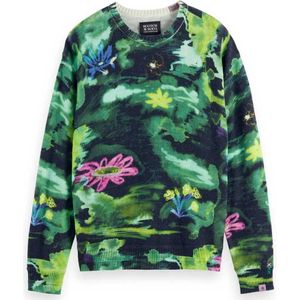 Scotch & Soda Dropped Shoulder Jacquard Trui