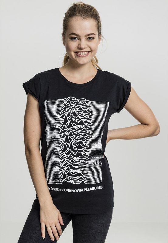 Merchcode Joy Division - Joy Divison UP Dames T-shirt Zwart