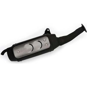 Leovince Sitoplus Gilera Typhoon/storm 50 94-01 Ref:0554 Steel Gehomologeerd Compleet Uitlaatsysteem