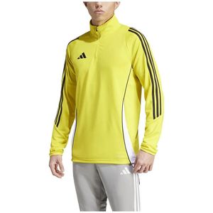 adidas - Tiro 24 - Trainingstrui - Geel Zwart Wit - 1/4-Zip