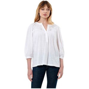 Kaporal Gabor 3/4 Sleeve Blouse Wit S Vrouw
