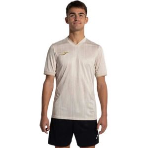 Joma - Gold VI - T-shirt - Beige/Goud - Korte Mouwen