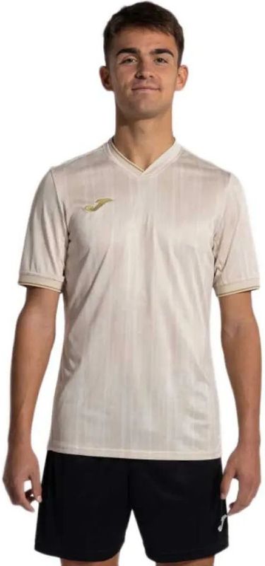 Joma - Gold VI - T-shirt - Beige/Goud - Korte Mouwen
