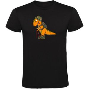 Kruskis Dino Trek Short Sleeve T-shirt Zwart 2XL Man