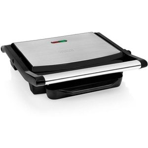 Princess Panini Grill 112415 – Contactgrill groot 30 x 24cm - Tosti apparaat - Grill apparaat - Zwevend bovendeksel – Verticaal opbergbaar