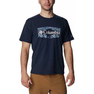 Columbia Sun Trek Graphic Short Sleeve T-shirt Zwart M Man