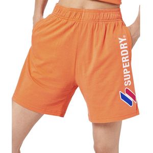 Superdry Code Sl Applique Boy Shorts Oranje M Vrouw