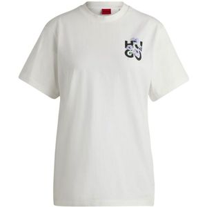 Hugo Vintage 10 10257318 Short Sleeve T-shirt Wit S Vrouw