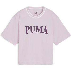 Puma Squad Graphic Short Sleeve T-shirt Paars S Vrouw