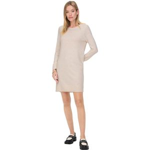 Only Rica Life Long Sleeve Dress Beige L Vrouw