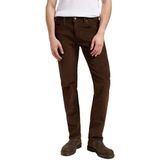 Lee - Daren - Corduroy Broek - Arabica - Lage Taille - Standaard Pasvorm - Rechte Pijpen