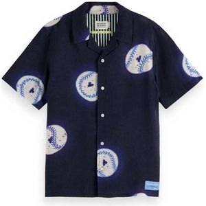 Scotch & Soda 179465 Overhemd Met Korte Mouwen