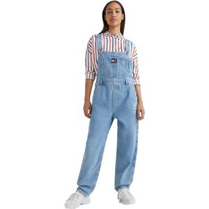 Tommy Jeans Dungaree Bf8013 Jumpsuit Blauw 2XS Vrouw