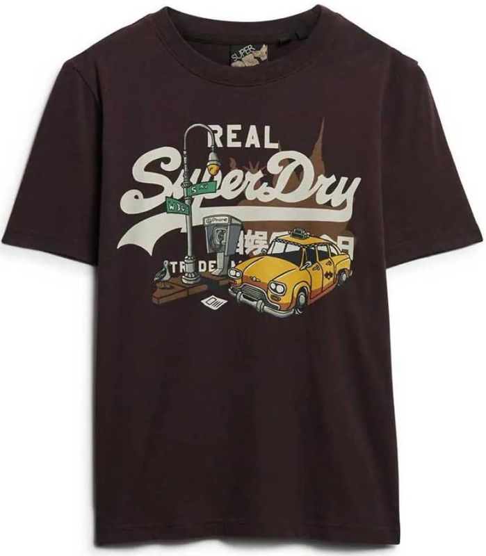 Superdry New York Vl Relaxed T-shirt Met Korte Mouwen