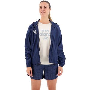 New Balance Valencia Marathon Impact Run Packable Jacket Blauw S Vrouw
