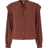 Pepe Jeans - PL304698 - Blouse - Rood - Lange Mouwen - Casual