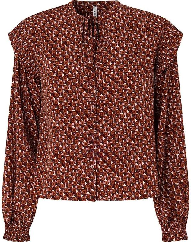 Pepe Jeans - PL304698 - Blouse - Rood - Lange Mouwen - Casual