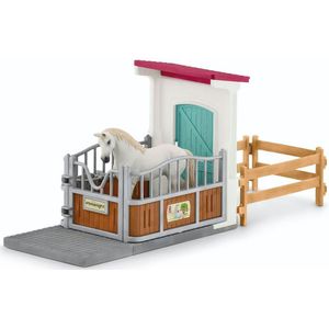 schleich HORSE CLUB - Paardenbox - Speelfigurenset - Kinderspeelgoed voor Jongens en Meisjes - 5 tot 12 jaar - 42569