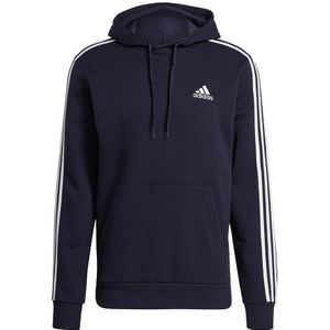Adidas Essentials 3 Stripes Hoodie Blauw S / Regular Man
