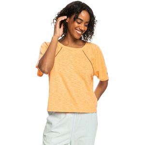 Roxy Time On My Side Short Sleeve T-shirt Oranje S Vrouw