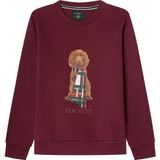 Hackett Londonvoor jongens. HK5800016 Harry kastanjebruine sweater (3Años= 97cm), Casual, Granaatappel, Katoen, Polyester, kinderkleding