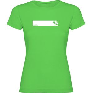 Kruskis Triathlon Frame Short Sleeve T-shirt Groen M Vrouw