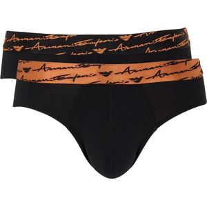 Emporio Armani All Over Shiny Logoband Slips 2 Eenheden