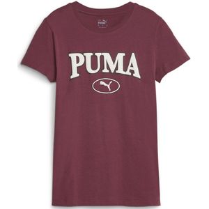 Puma Squad Graphic T Short Sleeve T-shirt Paars M Vrouw