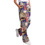 Lois - 207562249 - Losse Plooi Broek - Veelkleurig - Casual - Polyester