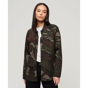 Superdry Military Overshirt Groen L Vrouw