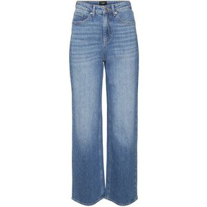Vero Moda Tessa Wide Straight Fit Ra380 Ga High Waist Jeans Blauw 31 / 32 Vrouw