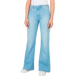 Pepe Jeansvoor vrouwen. PL204734NC4 Jeans in pasvorm flare Willa blauw (29/30), Casual, Katoen, Denim, Duurzaam
