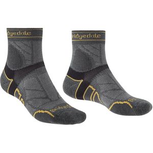 Bridgedale - Heren T2 Merino Sport 3/4 Crew Sokken - Lichtgewicht - Zwart - Merinowol