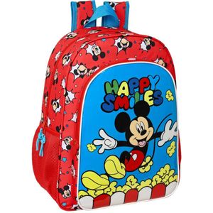 Safta Mickey Mouse Happy Smiles 42 Cm Backpack Rood