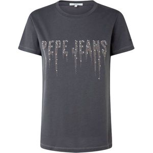 Pepe Jeans Debo Short Sleeve T-shirt Grijs L Vrouw