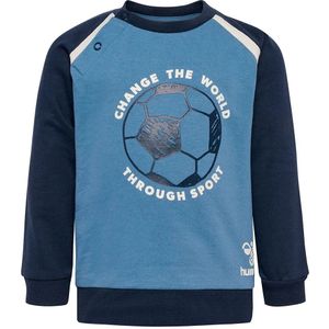 Hummel Sweatshirt - HmlBobby - Blue Nights - Hummel - 62 - Sweatshirt