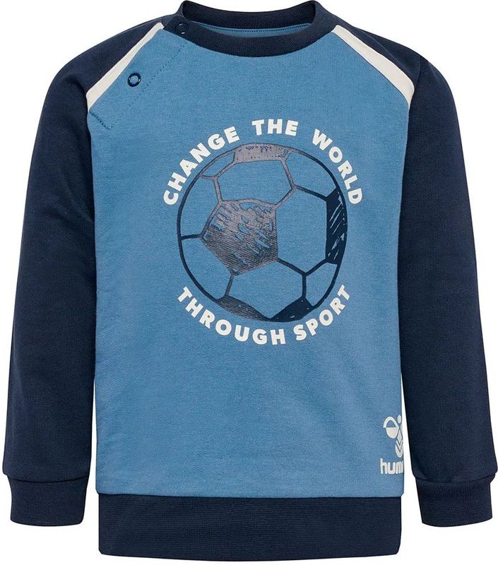 Hummel Sweatshirt - HmlBobby - Blue Nights - Hummel - 62 - Sweatshirt