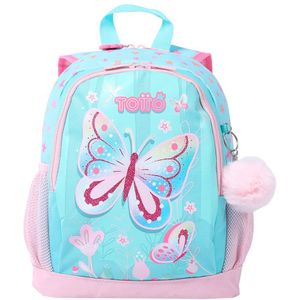Totto Mariposa Dancing Rabbit 8l Backpack Groen,Roze