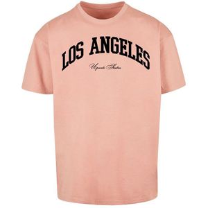 Mister Tee L.a. College Oversize Short Sleeve T-shirt Oranje XL Man