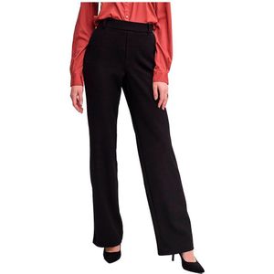 Vero Moda Maya Straight Fit Solid Pants Zwart XL / 34 Vrouw