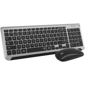 Toetsenbord en muis Subblim SUBKBC-DCEP20 Zwart Grijs Qwerty Spaans QWERTY
