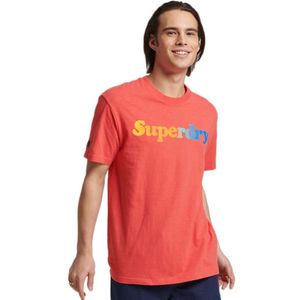 Superdry Vintage Cali Stripe T-shirt Rood L Man