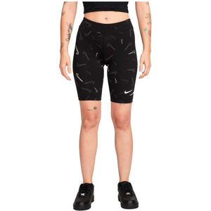 Nike Sportswear Aop Print Leggings Zwart S Vrouw