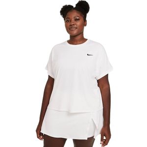 Nike Court Dri Fit Victory Short Sleeve T-shirt Wit XS / Regular Vrouw