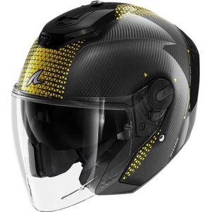 SHARK - RS Jet Carbon Ikonik - Opengezichtshelm - Koolstofvezel - Zwart
