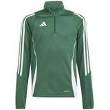 Adidas - Tiro24 - Sweatshirt - Met Halve Rits - Junioren