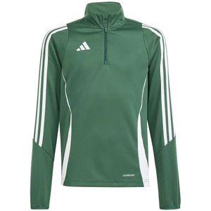 Adidas - Tiro24 - Sweatshirt - Met Halve Rits - Junioren