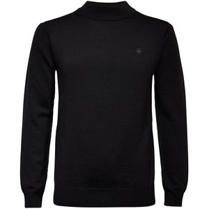 G-star Premium Core Mock Turtle Knit Sweater Zwart S Man