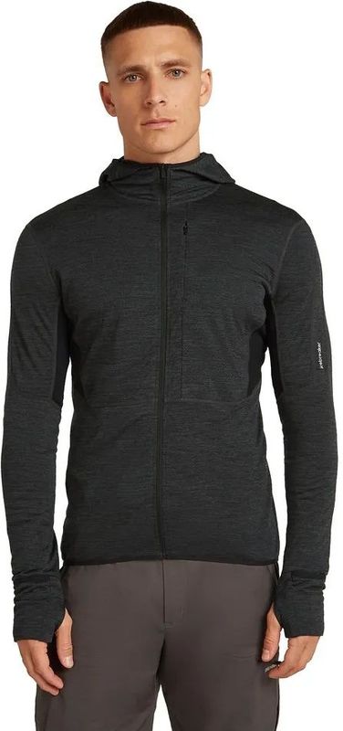 Icebreaker Heren 200 Realfleece Descender Hoodie Jas