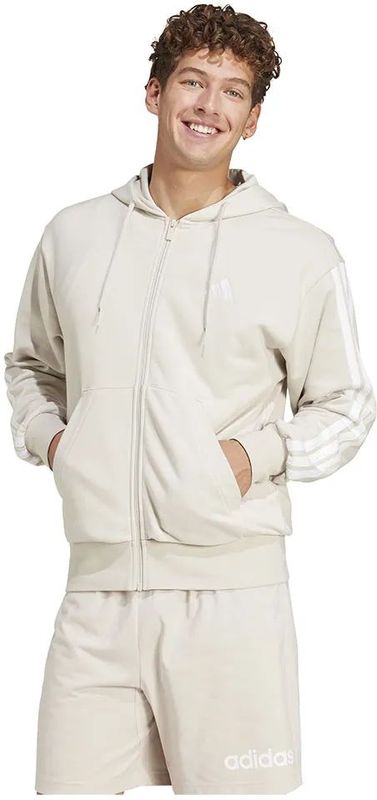 adidas - 3-Stripes Essentials - Hooded Sweatshirt - Met Rits